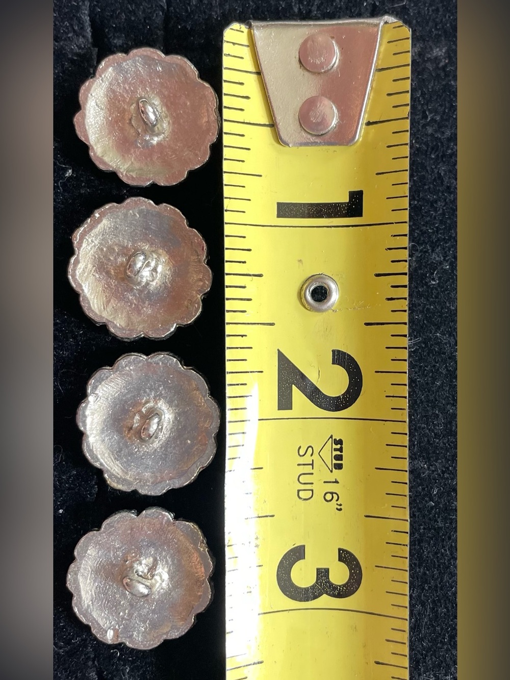 Vintage-Style Rhinestone Cluster Buttons - Picture 2 of 2